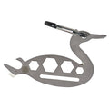 UST Tool-a-Long Multi-Tool Carabiners with Durable, Compact Stainless Steel Construction for Hiking, Kayaking, Camping, Travel and Outdoor Survival - style: Loon