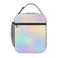 Pardick Neon Leopard Print Tote Lunch Box Insulated Lunch Bag Tote Cooler Freezable Meal Prep Bag Waterproof Leakproof Cooler Lunch Container For Picnic Office - color: Leopard Print