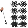 8pcs Snow Baskets for Trekking Poles, Ski Pole Baskets Replacement Trekking Pole Basket Walking Stick Tips Trekking Pole Snow Basket for Hiking Trekking Walking Poles
