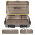 RUNCL Fishing Tackle Box, Waterproof Tray for Jigs Lures, Thicker Floating Tackle Utility Box with Adjustable Dividers, 3600/3700/Large 3700 Size - color: 1PC Deep 3700