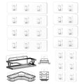 14 Pack Shower Caddy Replacement, Strong Adhesive Flat Hooks, Clear Waterproof Shower Shelf Strips for No Drilling Bathroom Storage Shelves, Soap Holder, and Kitchen Racks - color: Transparent-Upgrade 14Pack