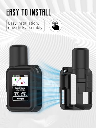 Silicone Case for Garmin inReach Mini 3/3 Plus (Black) - color: Black, size: inReach Mini3 Plus
