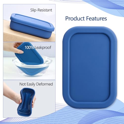 Silicone Travel Soap Bar Holder, Leak Proof Soap Case with Draining Layer, Portable Travel Soap Container for Shampoo & Conditioner Bar, Ideal for Bathroom, Gym, Camping (Blue) | Slip-Resistant Portable Bar Soap Holder for Shower Bathroom Gym Camping(Blue