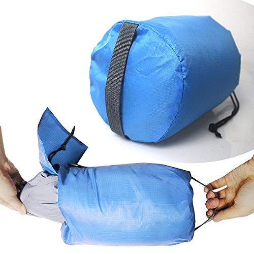 Frelaxy Stuff Sack Set 3-Pack (3L&5L&9L), Ultralight Ditty Bags with Dust Flap for Traveling Hiking Backpacking … - color: Sky Blue&Blue&Navy