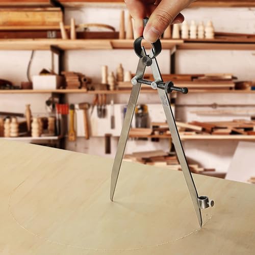 Mr. Pen- Professional Compass with Lock, Pencil Compass | Woodworking Compass, Compass for Geometry, Wing Divider, Compass Drawing, Drafting Compass, Carpenter Compass - style: Compass