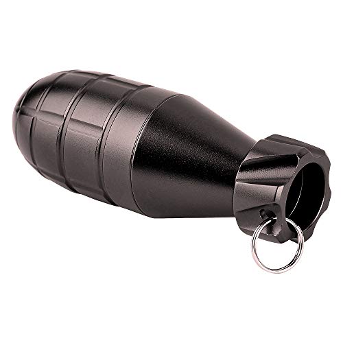 EDCFANS Keychain Pill Holder, Waterproof Pill Container, Pocket Pill Case - color: Brown