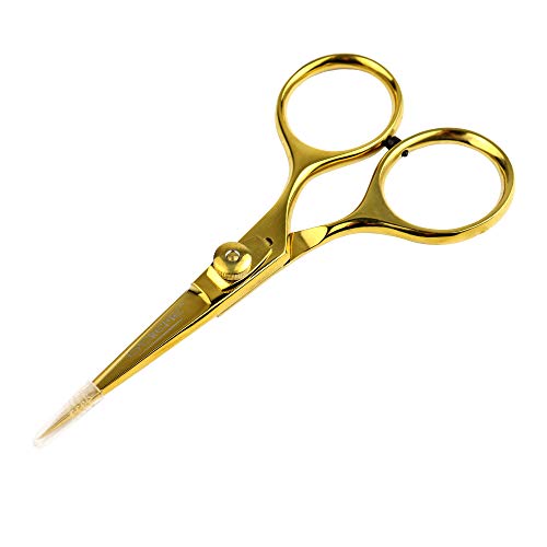 O'Creme Chef Scissors All Stainless Steel Garnishing Snips, Gold | Super sharp blades deliver precise cuts for garnishing, herbs, and food prep tasks in any kitchen. - color: Gold