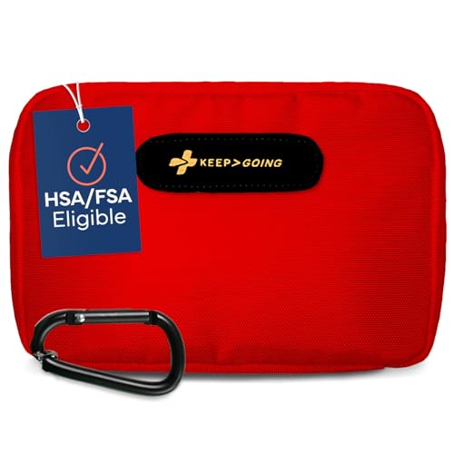 KeepGoing Travel First Aid Kit - TSA-Approved Travel Size