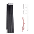 Aluminum Tent Poles Replacement, Fits Both Female and Male Ends, Lightweight Tent Pole Repair Kit, 7001 Aluminum Alloy T6 Heated - color: 14 ft 7 in, size: 2 Poles Pack