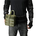 Outdoor Survival Pouch and Waist PacksCompatible Quick-Release Empty Utility Bag for Tactical Emergency Storage Empty Bag Only (Army Green) - color: Army Green