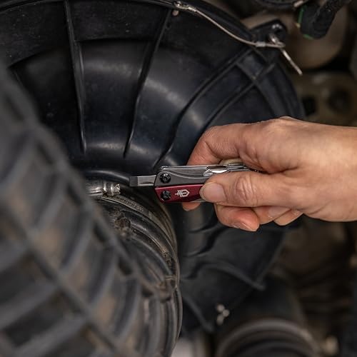 Gerber Dime 12-in-1 Mini Multitool Pliers, Pocket Knife, Bottle Opener, Red (Pack of 12) - color: Red, size: Pack of 12