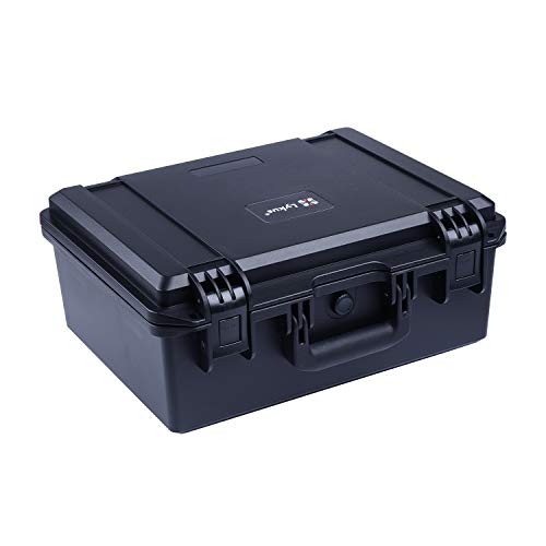 Lykus HC-3820 Waterproof Hard Case with Foam, Inner Size 14.33*10.24*5.75in - size: 14.33"×10.24"×5.75"
