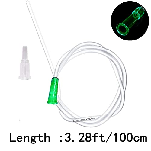 Syringe with Tubing Hose, 500ml Large Plastic Syringe with 3.28 Feet Handy Tubing for Scientific Labs, Watering, Refilling, Filtration, Motoring Application, Set of 1