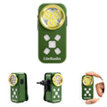 Rechargeable EDC Clip-on Flashlight, Mini Pocket Light Green - color: Green