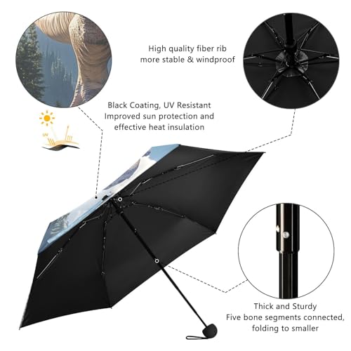 Mini Travel Sun & Rain Umbrella - color: Multi-color 29