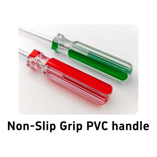 4Pcs 5mm Magnetic Screwdriver Set, Phillips and Slotted Head Tips with 6 inch Steel Shaft, Professional Hand Tools for Computer Electronics Home Repair - size: 5*150mm