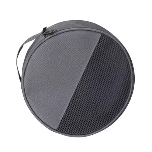 Round Plate Carriers Bag with Zippers and Handle for Outdoor Camping Tableware Storage Dish Organizers Picnics Plate Bag
