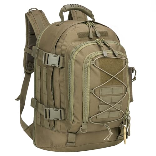 Miramrax Tactical Backpack Military Army Daypack - Assault Pack for Men Molle Backpacks Bug Out Bag 3 Day Pack for Hiking Camping Travel Hunting Rucksack Trekking Green - color: Green
