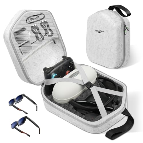 sarlar Carrying Case for Viture Luma Pro/Ultra AR/XR Glasses Accessories, Odorless Felt Hard Shell Case for Original Eyewear Case, Portable Travel Case for AR Video Eyewear
