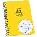 Rite in the Rain Weatherproof Side Spiral Notebook, 4.625" x 7", Yellow Cover, Journal Pattern (No. 393) - color: Yellow, size: 1 Pack, style: Journal