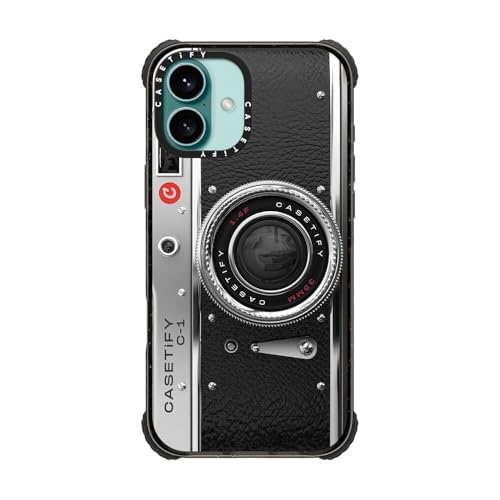 CASETiFY for iPhone 16 Plus Case - Ultra Impact Compatible with MagSafe | Strong Slim | 11.5 ft. 5X Militray Grade Drop Protection | Camera Case - Classic | Black - color: Camera Case - Classic, size: Iphone 16 Plus (6.7")