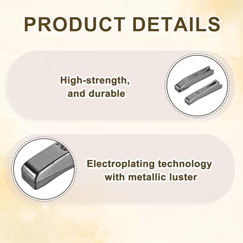 uxcell 8Set Double Open Zipper Repair Latch Kits, #10 Copper Insert Pins Zipper Stopper for Bags Coats Jackets Zippers Repairing Replacement, Black - color: Black, size: #10
