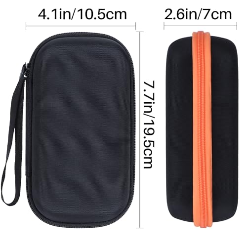 Lebakort Hard Case Compatible with Garmin GPSMAP 67 / 67i / 66i / 79sc / 65 / 86sci / 65s / 66s / 66st Button-Operated Rugged GPS Handheld (Black + Orange Case) - color: Black + Orange Case