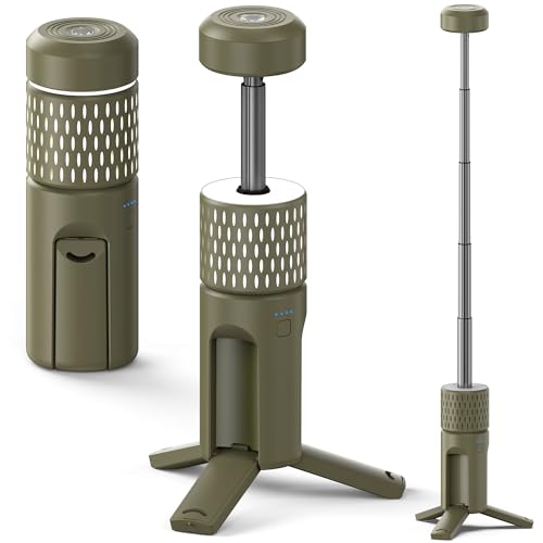 Camping Lights, Rechargeable Collapsible Camping Lanterns | Portable Flashlights, Camping Light for Tent, Emergency, Outdoor, IPX5 Waterproof - color: Military Green