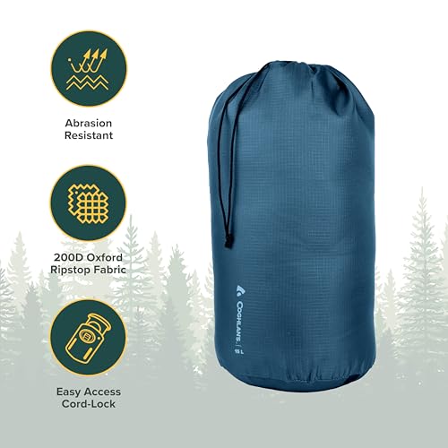 Coghlan’s Stuff Sacks & Ditty Bag Sets – Lightweight Ripstop or Mesh Storage Bags for Organizing Camping, Hiking, and Travel Gear - style: 15L