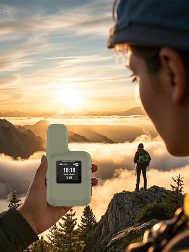 Case for Garmin inReach Mini 2 Satellite Communicator,BOVUGAC Silicone Soft Protective Case,All Round Protection-Jungle Green - color: Jungle Green