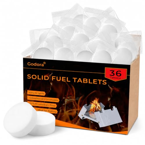 Solid Fuel Tablets - Compact Size, High Energy, Safe and Reliable - size: 36