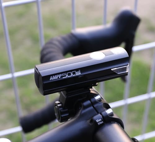 CATEYE AMPP USB Rechargeable Bike Light | Commuters, Road Cyclists & Mountain Bikers, Day & Night Riding Modes, IPX4 Waterproof, Tough & Durable - style: Ampp500s