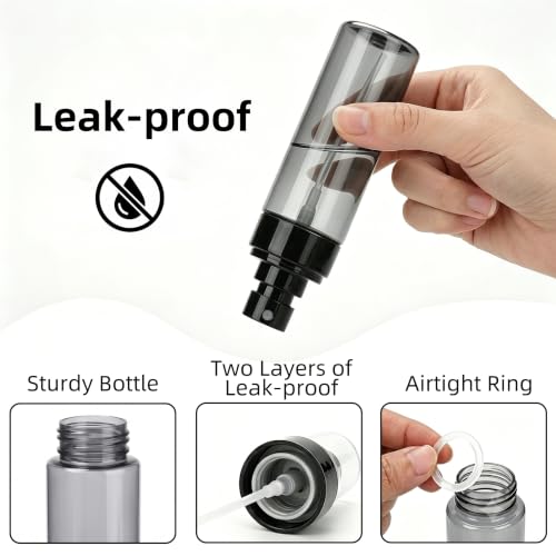 3 Pack Small Spray Bottle 2oz / 60ml, Fine Mist Mini Water Spray Bottles