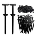 Nylon Universal Cable Tie Buckle - Heavy Duty Self-Locking Zip Ties with Pin & Button, UV-Resistant Multifunctional Fasteners for Auto Repair, Car Maintenance & Daily Fixing (40pcs) - color: 40pcs
