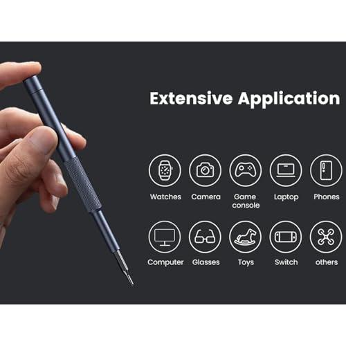 Card Holder 25-IN-1 Precision Small Screwdriver Set, Professional Mini Bit Tool Set for Glasses, Watch, Ring Doorbell, Electronic，Computer，high-strength steel Screw Driver，Magnetic，Gift for Mens