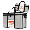 NZ home PRO Large Insulated Food Delivery Bag (3XL, Gray, 1 Pack) - color: Gray, size: 3XL (PRO)