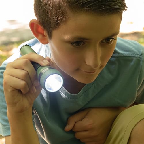 Carson AdventurePak Containing 30mm Kids Field Binoculars, Lensatic Compass, Flashlight and Signal Whistle with a Built-in Thermometer (HU-401), Multicolor - style: Binocular Kit