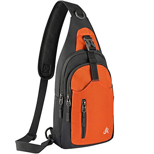 Y&R Direct 14 Colors Lightweight Sling Backpack Sling Bag Travel Hiking Small Backpack for Women Men Gifts | Lightweight - color: Orange