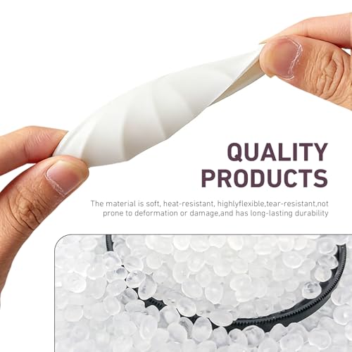 Car Rear View Backup Camera Rain Cover, Soft Silicone Anti-Rain Car Reversing Cameras Protection Cover, Waterproof Auto Backup Camera Rain Shield with Wider Design, for Most Cars (White) - color: White