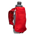 Nathan SpeedDraw 2 Insulated Handheld Running Water Bottle Flask – Double-Wall Insulation, Ergonomic Grip, Blast Valve Cap, Phone & Key Storage Pockets, Reflective Design - 12oz Insulated - Ribbon Red - color: Ribbon Red 12oz Insulated