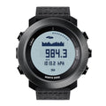 NORTH EDGE Apache-D Freediving Watch for Men, 100M Water Resistant Digital Outdoor Watch with 50M Dive Mode, Compass, Altimeter, Barometer, Thermometer, Pedometer, Rechargeable Hiking Watch - color: Black