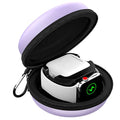 MoKo Storage Box Compatible with Apple Watch Series 9/8/7/6/5/4/3/2/1/SE - color: Taro Purple