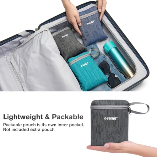 G4Free 10L/15L Hiking Backpack Lightweight Packable Hiking Daypack Small Travel Outdoor Foldable Shoulder Bag - color: Black, size: 10L
