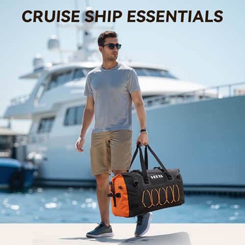 HEETA Waterproof Duffel Bag Travel Motorcycle Dry Bag Backpack 60L/80L/110L - color: Black, size: 80L