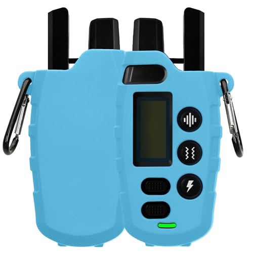 kwmobile Silicone Case for BOUSNIC Dog Training Collar (RS2) Case - Protective Cover for GPS Handheld - Anti-Slip Outdoor Sleeve in Blue
