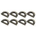 uxcell Arch Bridge Buckle, Metal D-Ring Connector Buckles Shackle for Bags Hanger Purse Strap DIY Craft - color: Bronze