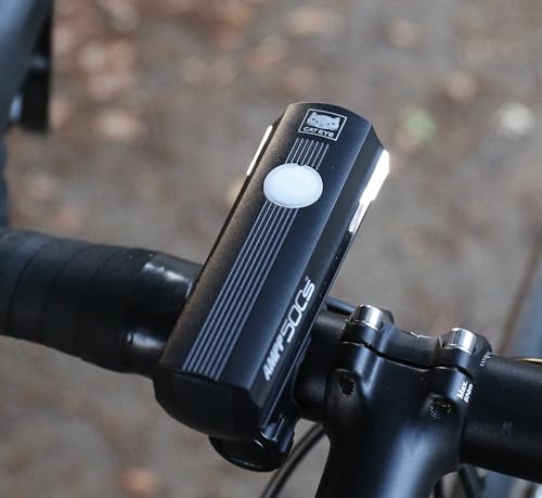 CATEYE AMPP USB Rechargeable Bike Light | Commuters, Road Cyclists & Mountain Bikers, Day & Night Riding Modes, IPX4 Waterproof, Tough & Durable - style: Ampp500s
