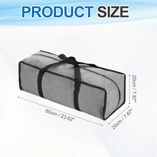 1 Pcs Zippered Tripod Bag, 24 x 8 x 8 Inch Water Resistant Oxford Cloth Outdoor Equipment Storage Bag with Handle for Travel Outdoor Camping Sports Fishing Rod, Grey - size: 24 x 8 x 8 Inch