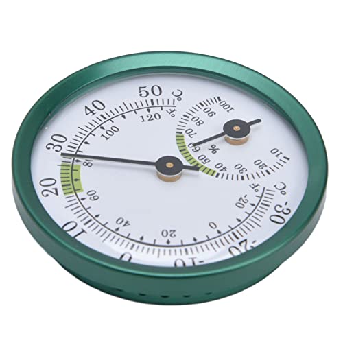 Walfront 2 in 1 Temperature Humidity Meter Portable Round Dial Hygrometer Thermometer Tester Kitchen Office Greenhouse Indoor Outdoor
