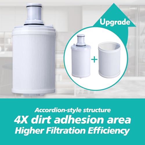 100186 Replacement Filter Cartridge Compatible with Amway espring Water Filter System, 3-in-1 High-Precision Filtration with Pre-Filter, Retains beneficial minerals - style: Water Filter With screen